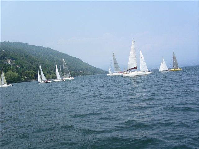 Le barche alla partenza